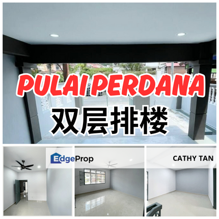 成熟区 Pulai Perdana 装修美美双层排楼出售, Johor, Skudai