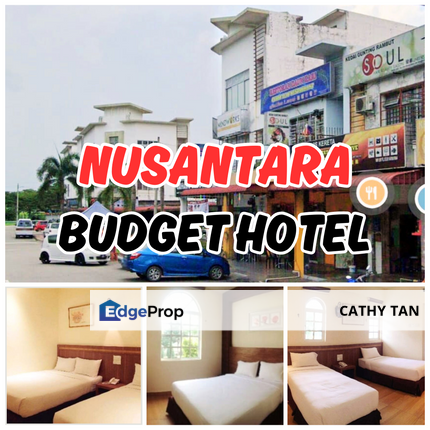 Nusantara 两间双层店面Budget Hotel出售, Johor, Gelang Patah