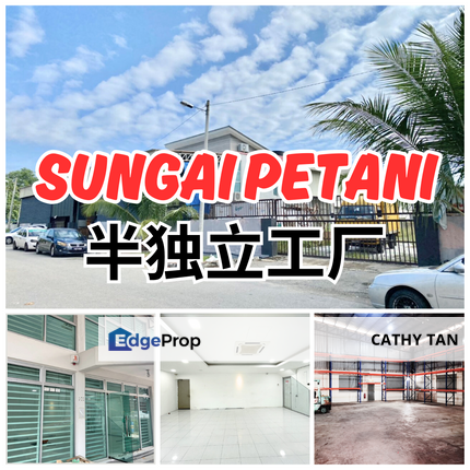 Sungai Petani 轻工业半独立工厂出售, Kedah, Sungai Petani