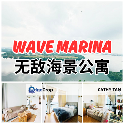 Wave Marina Cove 无敌海景领包入住公寓出售, Johor, Johor Bahru