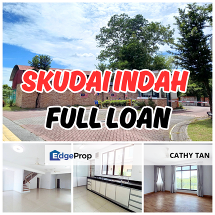 FULL LOAN + CASH BACK的3楼田字屋出售@Skudai Indah热门区, Johor, Skudai