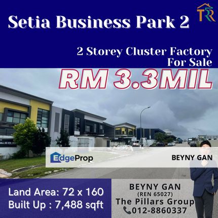 (Eco Business Park 2) 2 Storey Cluster Factory , Johor, Senai