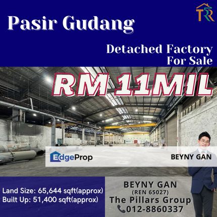 (Kawasan Perindustrian Pasir Gudang) Detached Factory, Johor, Pasir Gudang