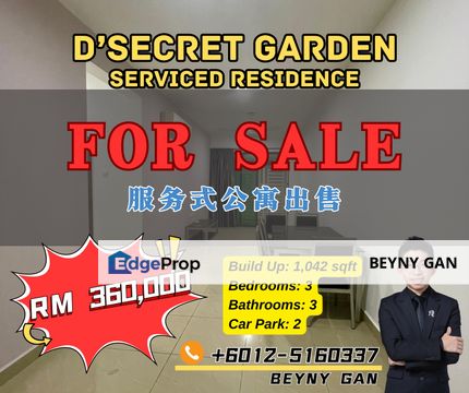 (D’Secret Garden @ Kempas Indah) 3 Bedroom 3 Bathroom, Johor, Johor Bahru