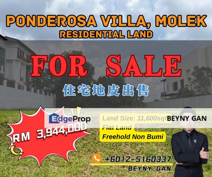 (Ponderosa Villa, Molek) Residential Land, Johor, Johor Bahru