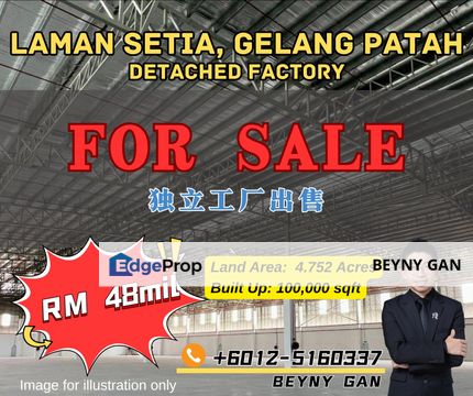 (Laman Setia, Gelang Patah) Detached Factory, Johor, Gelang Patah