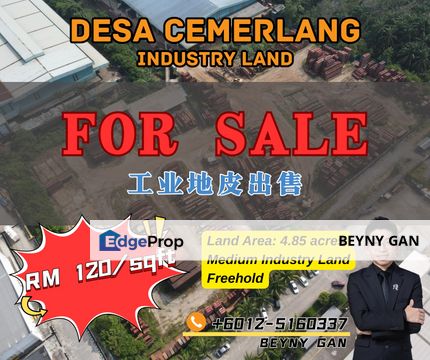(Desa Cemerlang) Medium Industry Land, Johor, Ulu Tiram