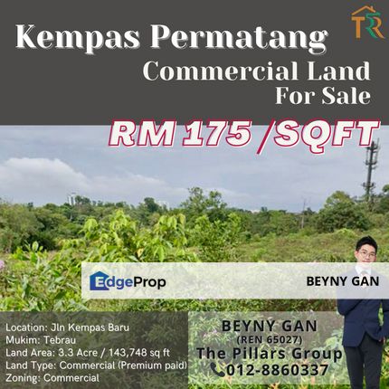 Kempas Baru @ Kempas Permatang Commercial Land, Johor, Johor Bahru