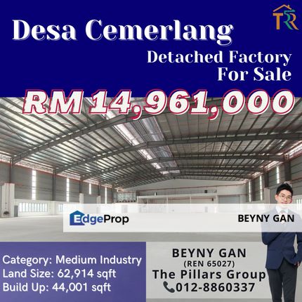 Desa Cemerlang Detached Factory, Johor, Ulu Tiram