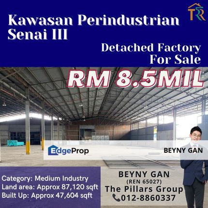 Kawasan Perindustrian Senai III Detached Factory, Johor, Senai