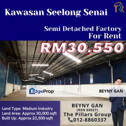 Kawasan Senai Seelong Semi Detached Factory, Johor, Senai