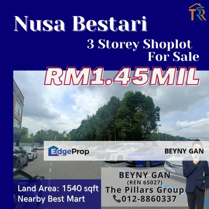 (Nusa Bestari, Jalan NB2) 3 Storey Shoplot, Johor, 