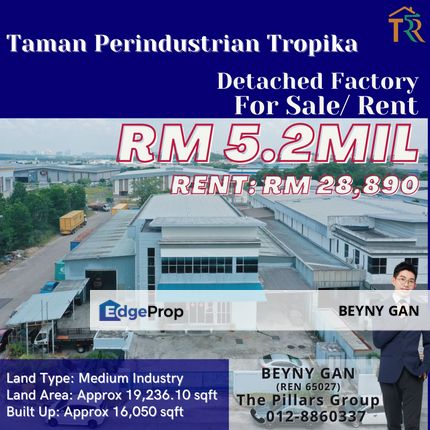 (Taman Perindustrian Tropika) Detached Factory, Johor, Ulu Tiram