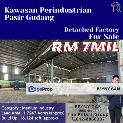 (Kawasan Perindustrian Pasir Gudang) Detached Factory, Johor, Pasir Gudang