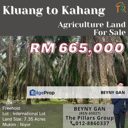 Taman Kluang Perdana, Kluang, Johor (Kluang to Kahang) Agriculture Land, Johor, Kluang