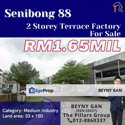 (Senibong 88) 2 Storey Terrace Factory, Johor, Masai