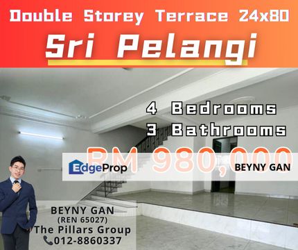 (Taman Pelangi, JB Town) Double Storey Terrace House, Johor, Johor Bahru