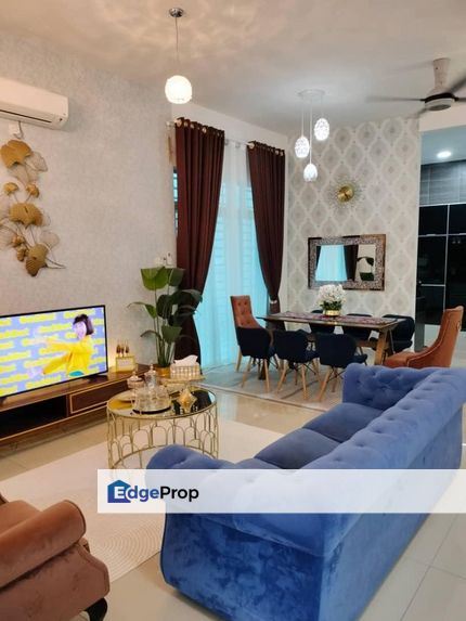 Nusantara Prima Gelang Patah 2storey Cluster bumi 32x70 freehold, Johor, Nusajaya