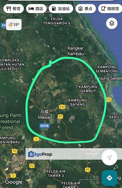 Kota Tinggi Agriculture Land 8 Acres Freehold , Johor, Kota Tinggi