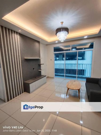 15min to Ciq 10min to Tuas Twin Danga Apartment High Rental , Johor, Johor Bahru