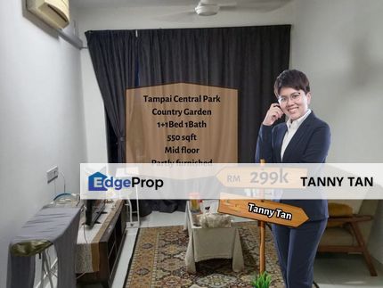 TampoiCountry Garden Central Park 1+1 bed 1 bath , Johor, Johor Bahru