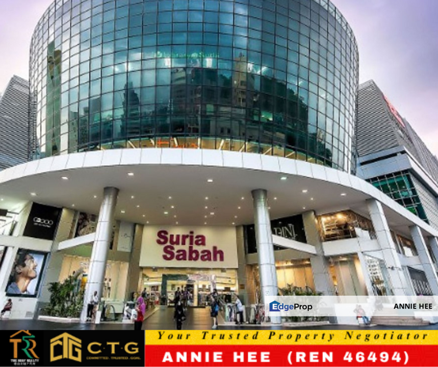 Suria Sabah Retail Shop Lot For Sale, Sabah, Kota Kinabalu