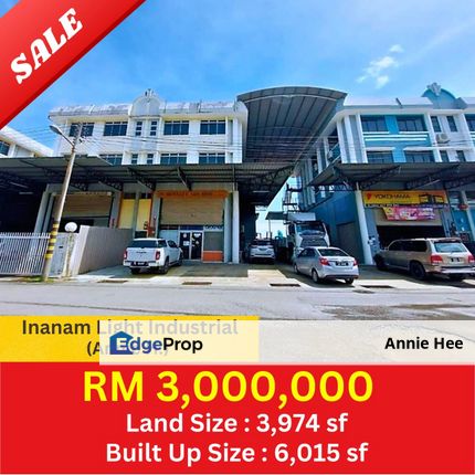 Inanam Light Industrial Warehouse FOR SALE, Sabah, Kota Kinabalu