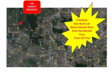 Freehold Agricultural Land zoned for Residential Use, 9.993 Acres For Sale at Mukim Kapar, Klang, RM18 psf Negotiable