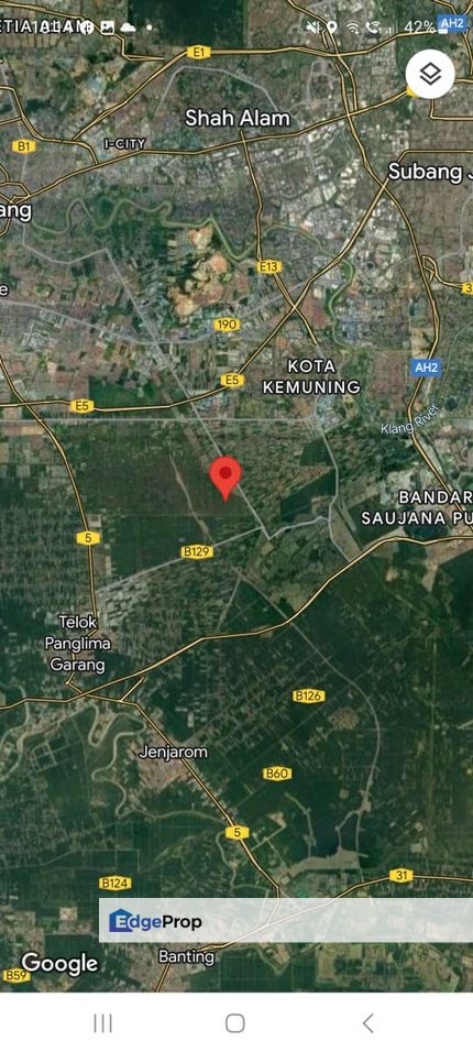 Malaysia Selangor  🌈* Johan Setia Klang 📌2.0 Acres Flat Empty Land for Sale  🎈Near Jalan Kebun and Main Jalan Sijangkang Utama Road, Selangor, Klang