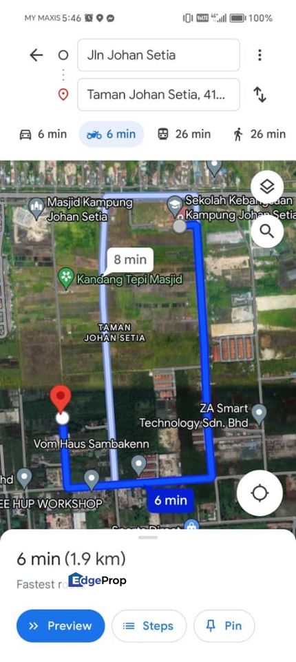 Malaysia Selangor  📌 Johan Setia Klang 📌2.0 acres Flat Land (Zoning Residential) for Sale 📌Behind Masjid Kampung Johan Setia , Selangor, Klang