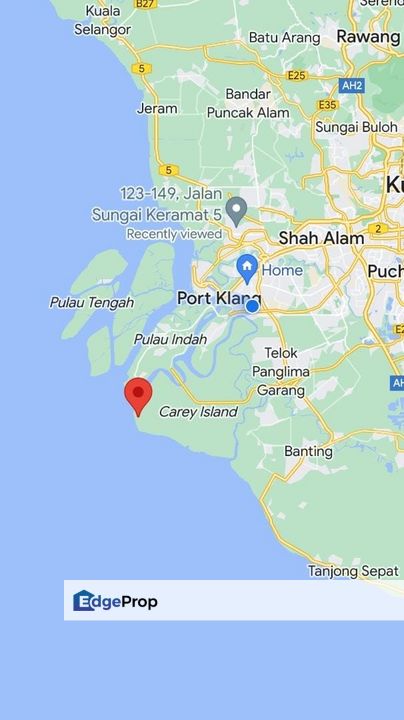 Malaysia Selangor 💥 Pulau Carey, Kuala Langat  💥 100 Acres Zoning Industrial Land For Sale🌈 🥰Beside Sea, Melacca Strait 马六甲海峡, Selangor, Kuala Langat