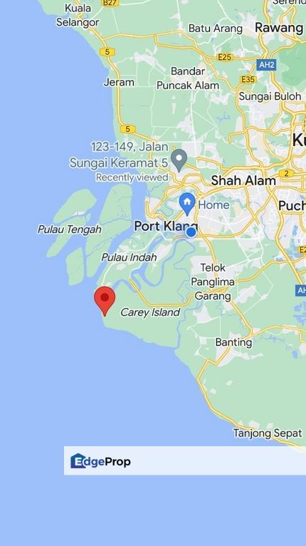 Malaysia Selangor 💥 Pulau Carey, Kuala Langat  💥 400 Acres  Zoning Industrial  Land For Sale🌈 🥰Beside Sea, Melacca Strait 马六甲海峡, Selangor, Kuala Langat