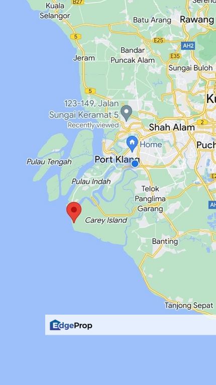 Malaysia Selangor 💥 Pulau Carey, Kuala Langat  💥 400 Acres  Zoning Industrial  Land For Sale🌈 🥰Beside Sea, Melacca Strait 马六甲海峡, Selangor, Kuala Langat