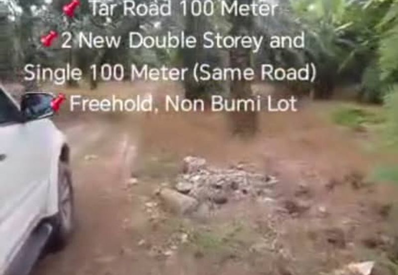 Malaysia Selangor  📌Kuala langat  📌Telok Panglima Garang  📌2.5 Acres Zoning Residential Land for Sale 📌 Tar Road 100 Meter  📌2 New Double Storey 