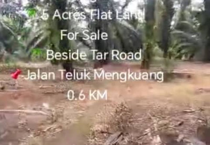 Malaysia Selangor  Telok Panglima Garang  🌴Sijangkang  🌴5 Acres Flat Land For Sale  🌴Beside Tar Road 📌Jalan Teluk Mengkuang 0.6 KM