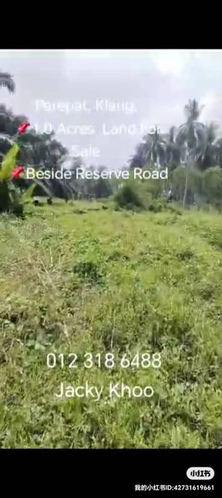 Perepat, Klang,  📌1.0 Acres Land For Sale  📌Beside Reserve Road   🎈* 1.0 Acres Flat Land 🎈Rectangular  🎈* Non Bumi Lot 🎈Big Lorry can reach  , Selangor, Kapar 
