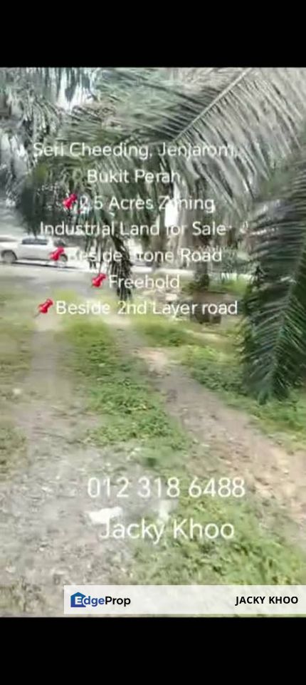 Seri Cheeding, Jenjarom, Bukit Perah, 📌2.5 Acres Zoning Industrial Land for Sale  📌Beside Stone Road  📌Freehold  📌Beside 2nd Layer road, Selangor, Jenjarom