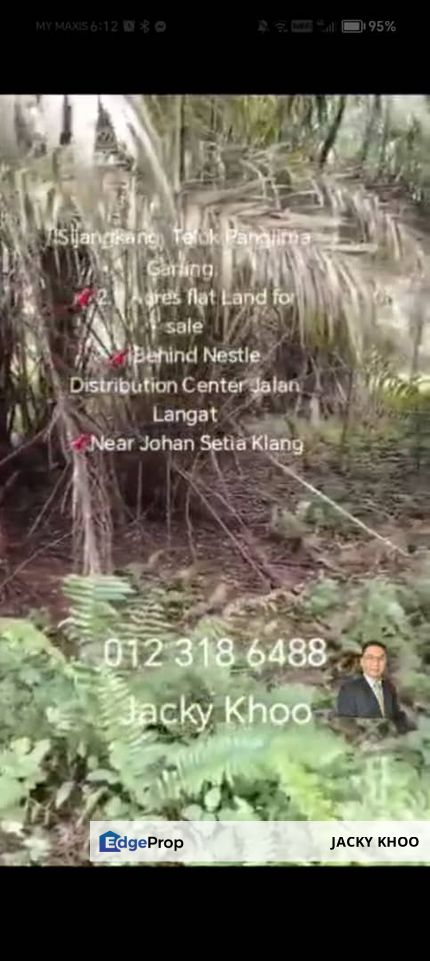 Sijangkang. Telok Panglima Garang.  📌2.16 Acres flat Land for sale 📌Behind Nestle Distribution Center Jalan Langat 📌Near Johan Setia Klang, Selangor, Telok Panglima Garang