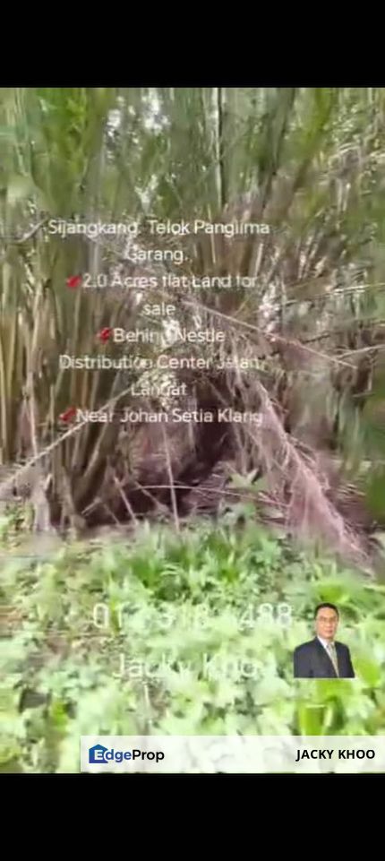 Telok Panglima Garang , ,Sijangkang  📌2.121 Acres flat Land for sale 📌Behind Nestle Distribution Center Jalan Langat 📌Near Johan Setia Klang, Selangor, Telok Panglima Garang