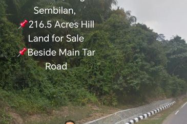 Kuala Pilah, Negeri Sembilan,  📌216.5 Acres Hill Land for Sale 📌Beside Main Tar Road  💥Freehold  
