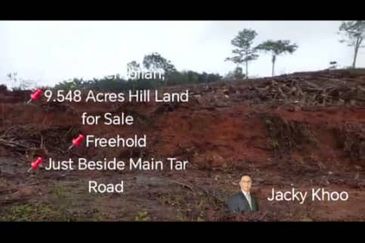 Rembau, Pedas, Negeri Sembilan,  📌9.548 Acres Hill Land for Sale 📌Freehold 📌Just Beside Main Tar Road 