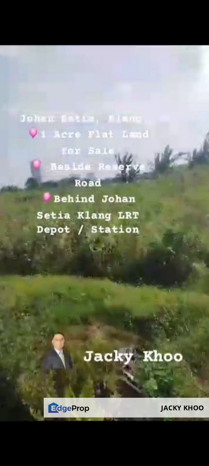 Johan Setia, Klang,  🎈1 Acre Flat Land for Sale 🎈 Beside Reserve Road 🎈Behind Johan Setia Klang LRT Depot / Station , Selangor, Klang