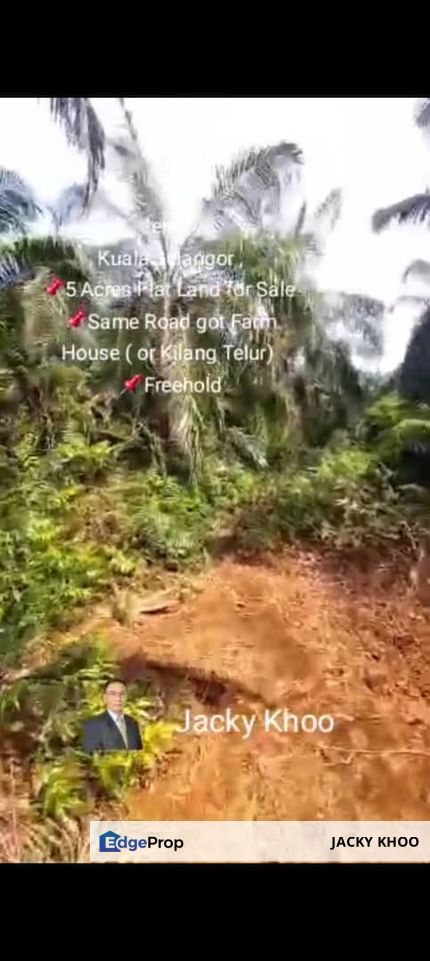 Jeram, Kuala Selangor , 📌5 Acres Flat Land for Sale  📌Same Road got Farm House ( or Kilang Telur)  📌Freehold, Selangor, Jeram
