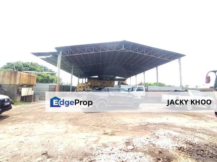 Klang Johan Setia Land for Rent,  1.0 Acres Flat Empty Land with 20 K sqft Shed and Office for Rent .Beside Main Jalan Sijangkang Utama Road , Selangor, Klang