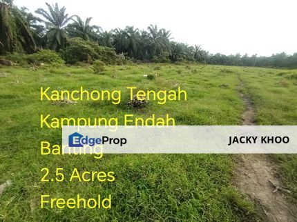 Kanchong Tengah  Kampung Endah  Banting 📌Freehold 📌 2.5 英亩平地 📌 石路旁, Selangor, Banting