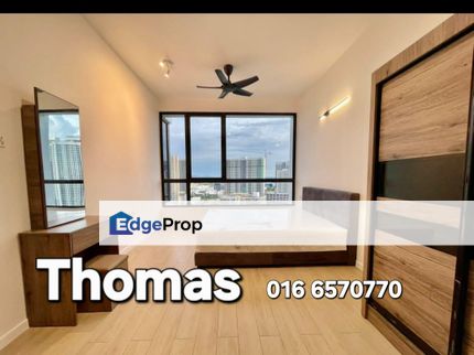 Anggun Residences Condo at Batu Kawan –  Fully Furnished, 3 Bedrooms & 2 Car Park, 1045 sq ft, Penang, Batu Kawan