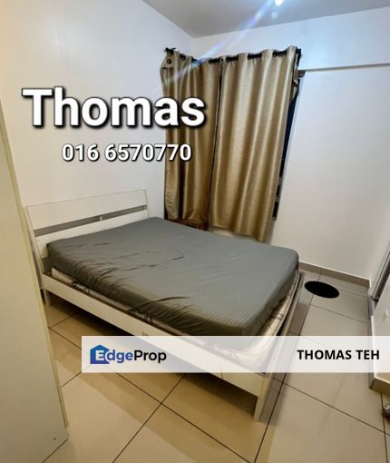 Ocean View Residence | High Floor | Balcony | Pool View | Furnished | Renovated | Air Cond | Kitchen Cabinet, Penang, Butterworth