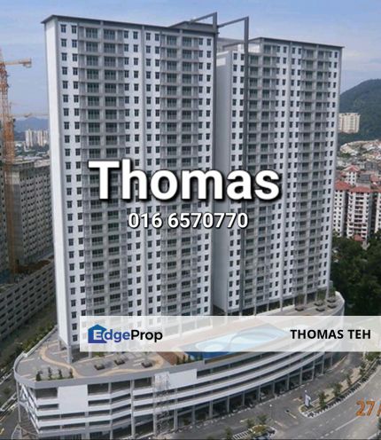 Penang Island |  Seirra Residences Condominium |  24 Hours Security | 900 sq ft size | 3 Bedroom | 2 Bathroom | 2 Car Park | Indoor Facilities , Penang, Sungai Ara