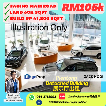 Taman Perindustrian Sri Plentong, Masai, Johor @ Plentong Showroom Unit For Rent, Johor, Masai