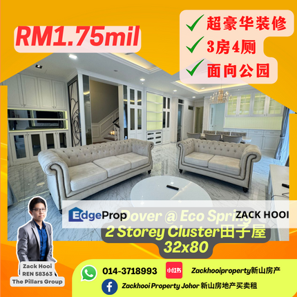 Eco Spring Reno Like Show House Cluster Unit, Johor, Johor Bahru